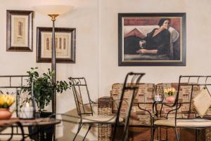 A seating area at Hotel Kirchlerhof
