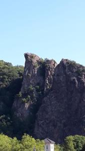 a house on the side of a mountain at "Glücksmoment" in Bad Kreuznach