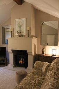 A seating area at The Lodge at The Cedars