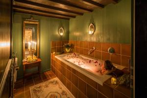 Koupelna v ubytování Hotel Wellness Goldenes Fass Meißen