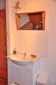 Koupelna v ubytování Guesthouse Leiputrija
