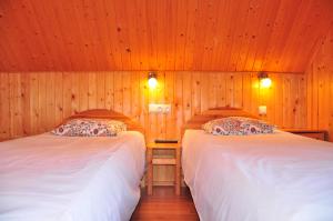 Postel nebo postele na pokoji v ubytování Guesthouse Leiputrija