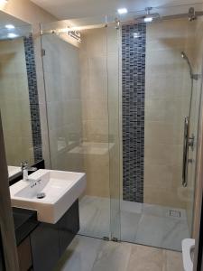 Koupelna v ubytování Mae Pim Dream Condo