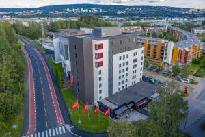 Гледка от птичи поглед на Thon Hotel Linne