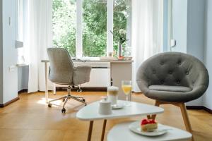 Posezení v ubytování Doppelzimmer an der TA (Nr. 1)