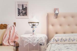 Postel nebo postele na pokoji v ubytování Casa in Centro Foggia