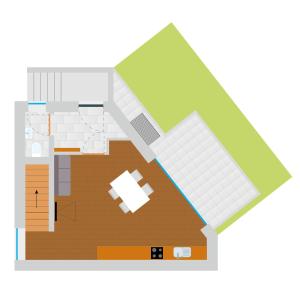 Půdorys ubytování Ferienwohnung Riedmann