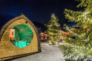 The swimming pool at or close to Ledro Mountain Chalet