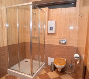 Koupelna v ubytování Apartament Poddąbie
