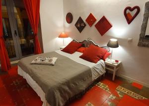 Postel nebo postele na pokoji v ubytování Barrio Boutik Hostal long stays