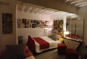 Postel nebo postele na pokoji v ubytování Barrio Boutik Hostal long stays