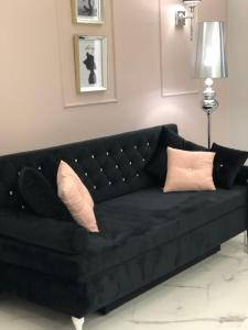 Posedenie v ubytovaní Apartament Luksusowy z sauną
