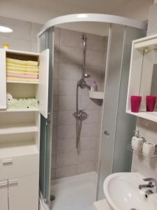 Ett badrum på Studio Apartment Lea