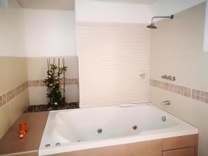 Koupelna v ubytování Las Cumbres INN