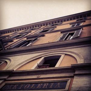 a building with a window on the side of it at MyNavona in Rome