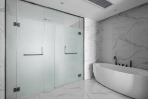 Koupelna v ubytování Tian Yi International Hotel 天艺国际酒店