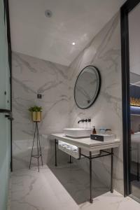 Kupatilo u objektu Tian Yi International Hotel 天艺国际酒店