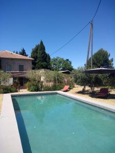 The swimming pool at or close to Mas de Camejean