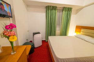Postel nebo postele na pokoji v ubytování Hotel Sir Orhideea
