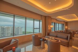 Istumisnurk majutusasutuses Wyndham Grand Plaza Royale Yuzhou Xiamen Wuyuan Bay