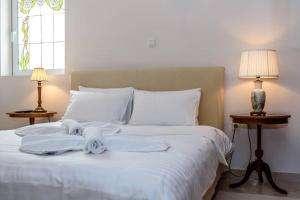 Posteľ alebo postele v izbe v ubytovaní API Projects Nafplio - Family Superior Apartment