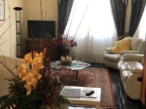 TV a/nebo společenská místnost v ubytování Hotel Internazionale Gorizia