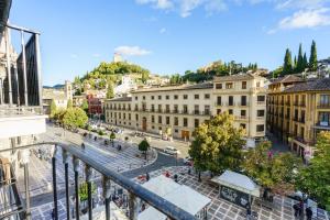 Nespecifikovaný výhled na destinaci Granada nebo výhled na město při pohledu z hotelu