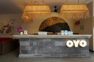 
The lobby or reception area at OYO 1992 China Town Hotel Bali
