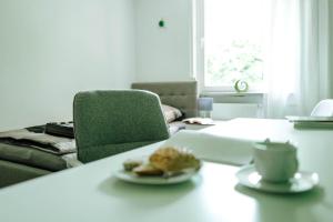 Posezení v ubytování Ruhiges Zimmer an der TA (Nr. 4)