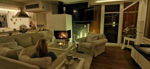 Posezení v ubytování Goitzsche Resort