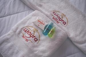 Katil atau katil-katil dalam bilik di Hotel Wayra