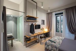 Ліжко або ліжка в номері Viminale View Hotel