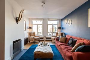 Istumisnurk majutusasutuses New! Luxury Apartment Anne-Amsterdam