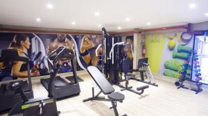 Fitness centrum a/nebo fitness zařízení v ubytování Dela Inn Andradas