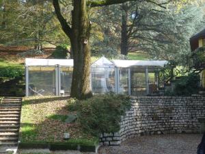 A garden outside Il Colombé B&B