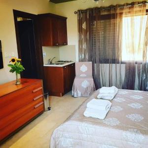 Katil atau katil-katil dalam bilik di Kalypso View Apartments