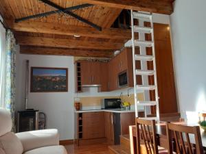 A cozinha ou cozinha compacta de Apartamentos Domus