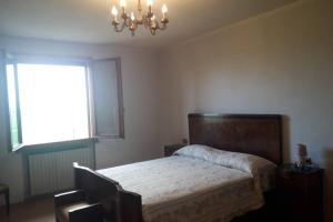 Katil atau katil-katil dalam bilik di Grande Casa in Via Zappellazzo Gattatico (RE)