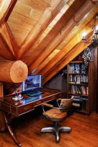 The library in az apartmanházakat