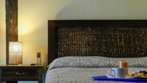 Postel nebo postele na pokoji v ubytování Hospedaje La Quebrada