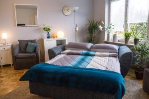 Χώρος καθιστικού στο Ferienwohnung im Aalbachtal - Uettingen bei Würzburg