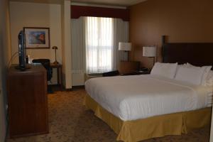 a hotel room with a bed and a desk at Holiday Inn Express Springdale - Zion National Park Area, an IHG Hotel in Springdale