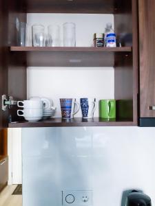 Kuchyň nebo kuchyňský kout v ubytování Новый Гудаури Loft 2