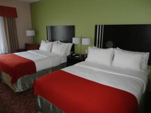 Voodi või voodid majutusasutuse Holiday Inn Express Kenedy, an IHG Hotel toas