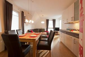Köök või kööginurk majutusasutuses Apartments Boardinghaus Norderney