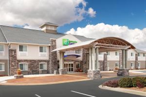 a rendering of a hotel with a parking lot at Holiday Inn Express Monticello, an IHG Hotel in Monticello