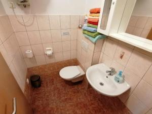 Kúpeľňa v ubytovaní Penzion Nad jezerem