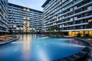 Bazén v ubytování Tian Yi International Hotel 天艺国际酒店 nebo v jeho okolí