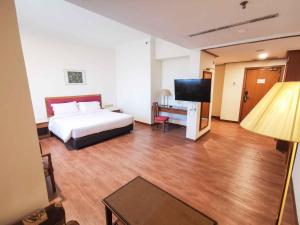 Sjónvarps- og/eða afþreyingartæki á Crystal Crown Hotel Harbour View, Port Klang