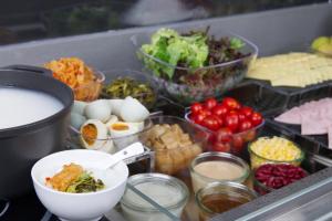 a tray of food with different types of food at Campanile Shanghai Huaihai in Shanghai
